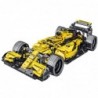 Construction Bricks Race Car R.S.18 Yellow 1:10 1093 pcs.