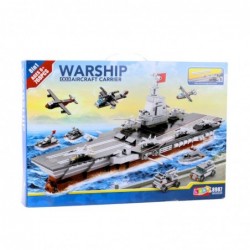 Aircraft Carrier with Airplanes Construction Bricks 768 pcs.