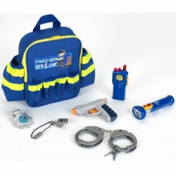 Police backpack with equipment for children Klein