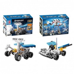 Construction Bricks Space Set Rockets Antennas Robots 2in1 44-54 pcs.
