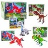 Construction Blocks Set Dinosaur Robot 2in1 145-161 pcs Mix