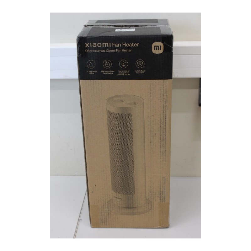 SALE OUT. Xiaomi Fan Heater EU Xiaomi Fan Heater EU BHR8228EU Tower Fan 1200/2000 W White USED