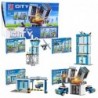 Construction Blocks Police Station Buildings 190-213 pcs.