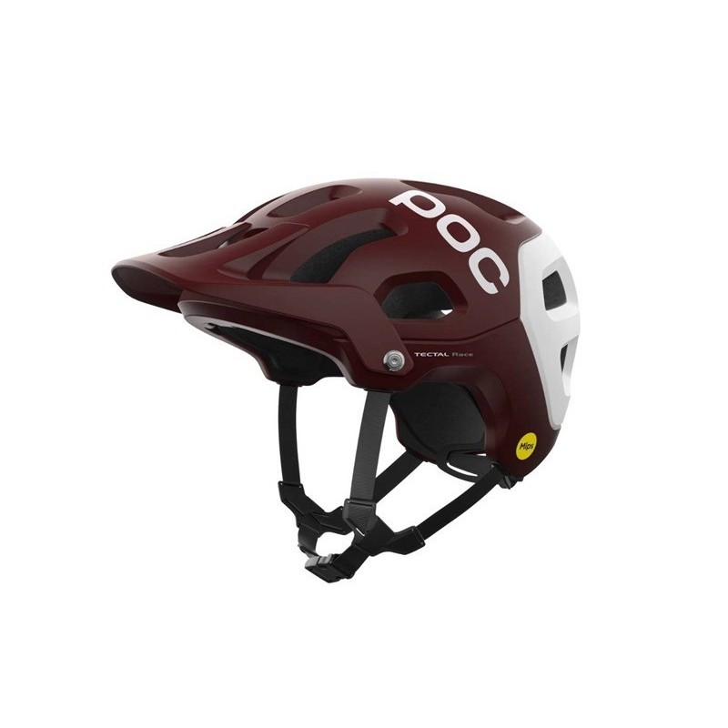 Kask rowerowy POC TECTAL RACE MIPS bordowo-biały M