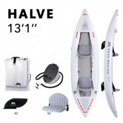 Two-seat inflatable kayak...