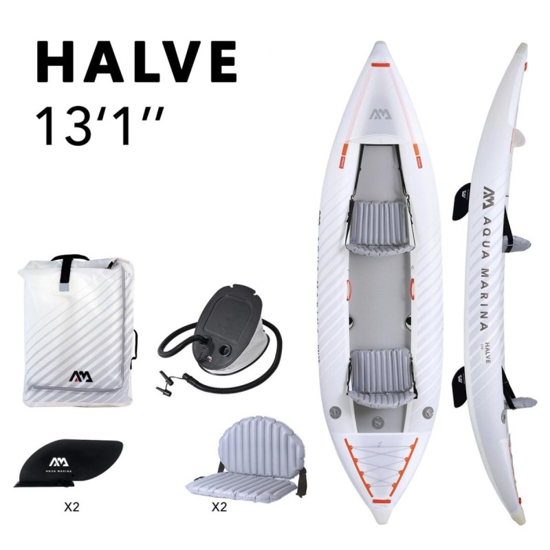 Two-seat inflatable kayak Aqua Marina Halve 398x98 cm HA-398
