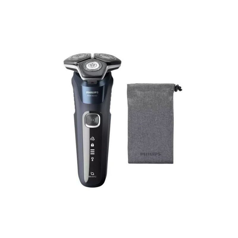 Skuveklis Philips  Philips Series 5000 wet and dry electric shaver S5885/10, SkinIQ, SteelPrecision blades, 360-D