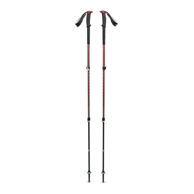 Kije trekkingowe Black Diamond Trail Back Trekking Poles Iron Red