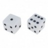 Set of Classic Dice 1-6 White 100pcs.