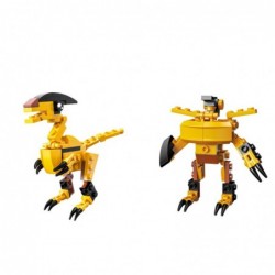 Dinosaur Robot 2in1 Construction Blocks 57-70 pcs Mix