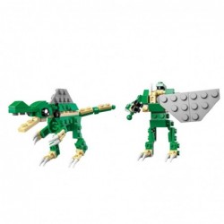 Dinosaur Robot 2in1 Construction Blocks 57-70 pcs Mix