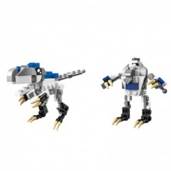 Dinosaur Robot 2in1 Construction Blocks 57-70 pcs Mix