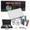 Professional Poker Set, Aluminum Case, 500 pcs.
