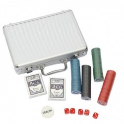 Professional Poker Set, Aluminum Case, 500 pcs.