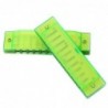10-Hole Harmonica for Beginners, Green Case