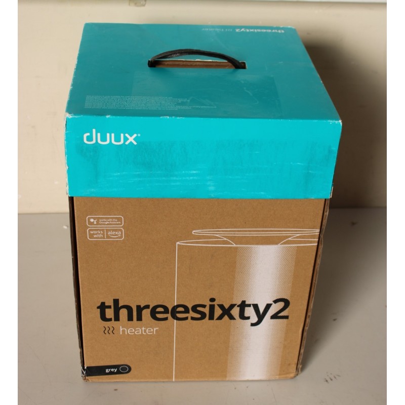 SALE OUT.  Duux Threesixty Smart Fan + Heater Gen2 1800 W Suitable for rooms up to 30 mu00b2 Grey DEMO N/A