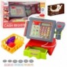 Cash Register For Kids Accessories Basket Fruit Lights Sounds Red