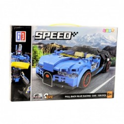 Robot Car 2in1 Hurricane Blue Construction Bricks 328 pcs.