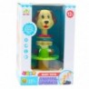 Interactive spinning top for toddlers, dog, colorful balls
