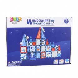 Magnetic Space Windows Construction Blocks 58 pcs.