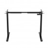 Table leg with ERGO FIT 1 motor, black