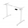 Table leg ERGO FIT with 1 motor, white