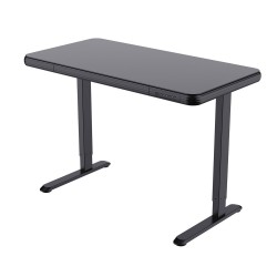 Desk ERGO FIT with 1 motor 122x62xH73,5-118cm, black