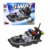 Construction Bricks Vehicles Transport SWAT 2in1 92-117 pcs.