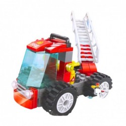 Construction Bricks Fire Truck with Ladder 67 pcs.