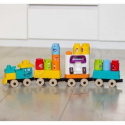 WOOPIE Interactive Train Learning Numbers, Colors and Professions Puzzle Blocks 37 el.