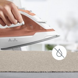 Tefal Virtuo 30 FV2C40E0 iron Dry & Steam iron Ceramic soleplate 2000 W Peach, White