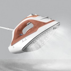 Tefal Virtuo 30 FV2C40E0 iron Dry & Steam iron Ceramic soleplate 2000 W Peach, White