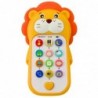 Interactive Educational Phone for Toddlers Sounds Melodies Yellow Lion