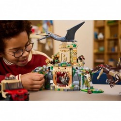 LEGO JURASSIC WORLD 76976 Spinosaurus & Quetzalcoatlus Air Mission