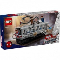 LEGO MARVEL 76321 Spider-Man vs. Doc Ock Subway Train Scene