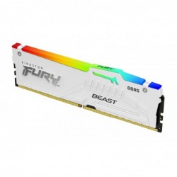 Kingston Technology FURY Beast 64GB 6000MT/s DDR5 CL36 DIMM (Kit of 2) White RGB EXPO