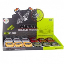 Metal Sports Car With Motorized Lights Sounds Mix