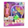 Anlily Doll Set On The Beach Pool Palm Tree Accessories 8 pcs.