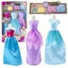 Anlily Doll Dress Set Shoes Handbag Crowns Accessories 9 pcs.