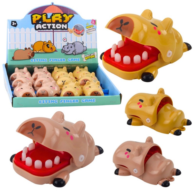Biting Capybara Mini Dentist Arcade Game Figure