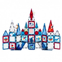 Magnetic Space Windows Construction Blocks 90 pcs.