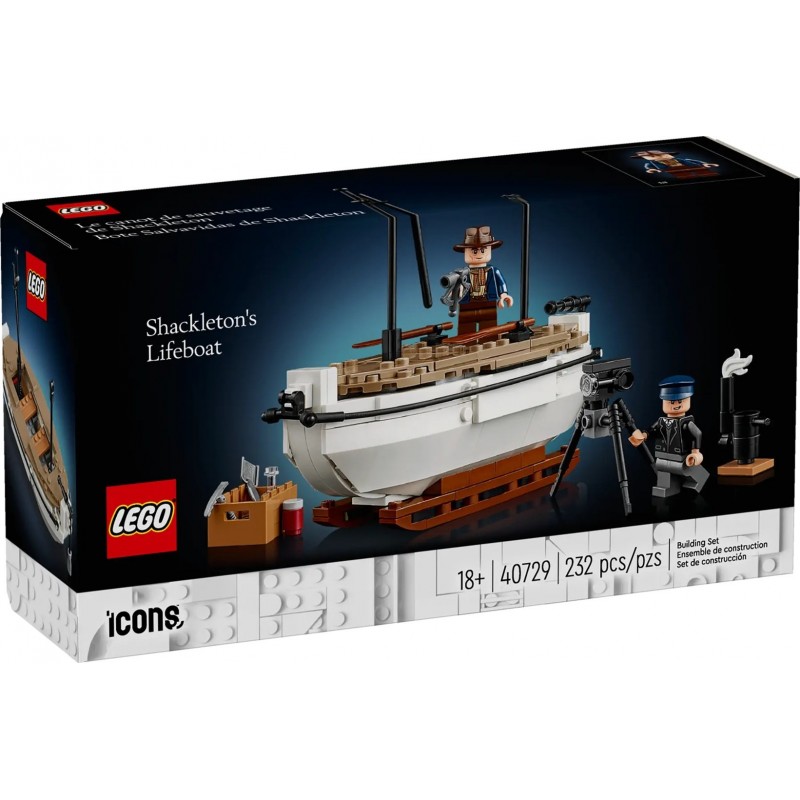 LEGO ICONS 40729 Shackleton's Lifeboat