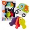 Interactive Toy Car Teether Keys For Toddler Lights Sounds