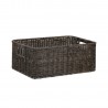 Basket BASILE 31x21xH12cm, dark