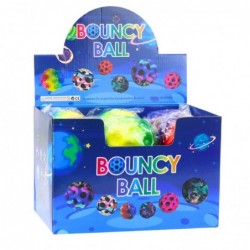 Ball with dimples for bouncing, kneading, colorful foam, 10 cm