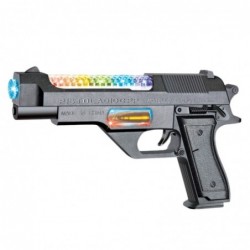 Battery Operated Gun Weapon with Colorful Lights and Sounds 24cm