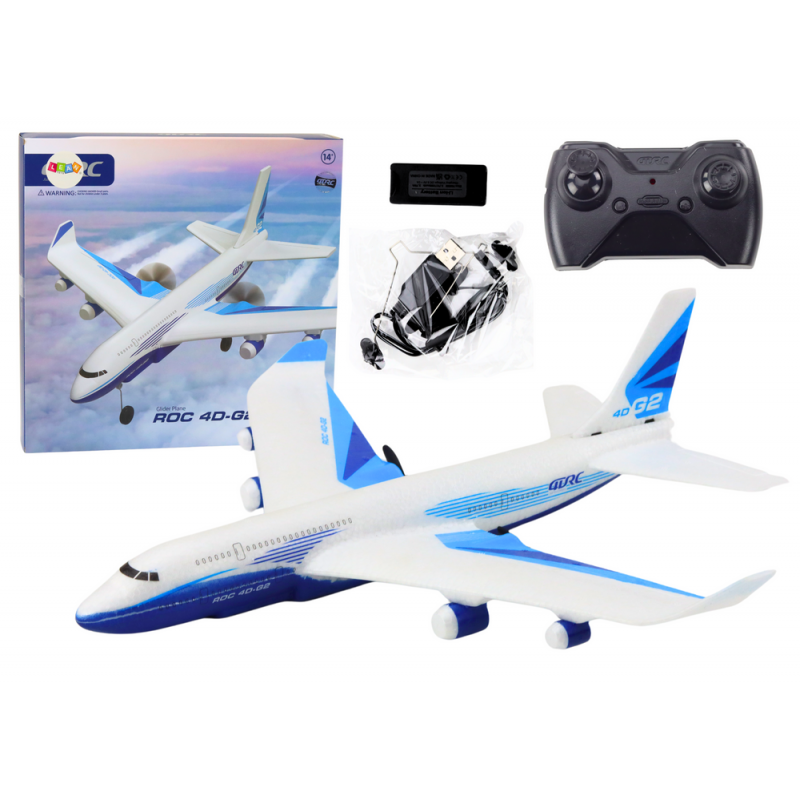 Remote Controlled Airplane R/C 4D-G2 Lights White