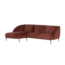 Corner sofa ASHLEY VN bordeaux