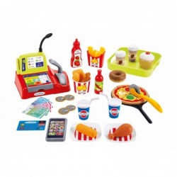Ecoiffier Set of Fast Food Snacks and Accessories
