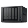 NAS Synology DS1525+, Tower, 5x 2.5"/3.5" SATA + 2x M.2 2280 NVMe SSD, AMD Ryzen V1500B, 8GB DDR4 (max.32GB), 2x 2.5GbE